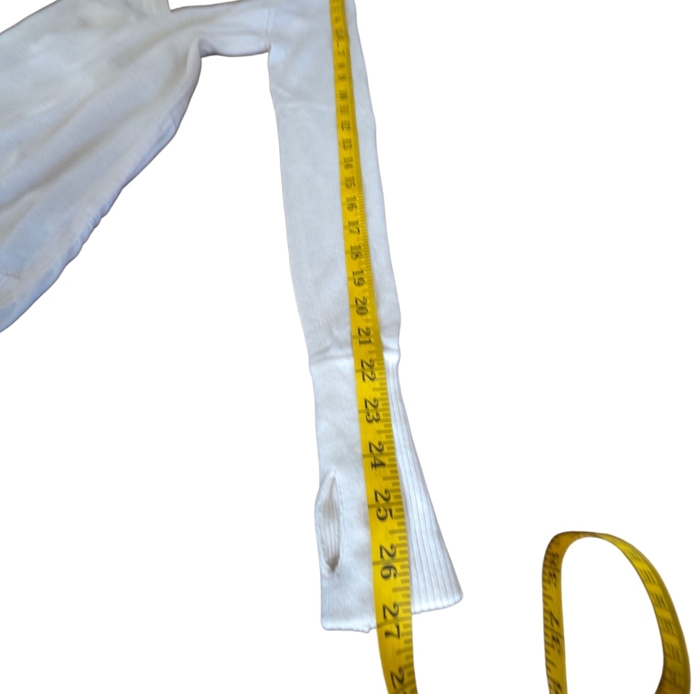 Lululemon Unity PulloverHeathered White /Ivory 4-6 - image 12